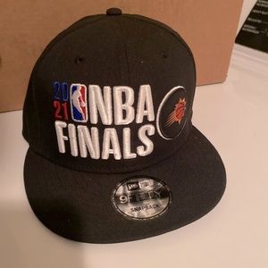 NBA Finals Phoenix Suns Adjustable Black SnapBack Hat 2021